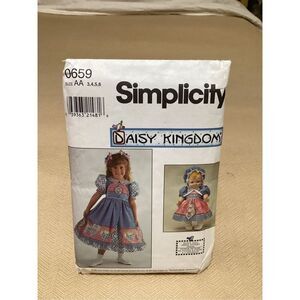 Vintage Sewing Pattern Simplicity Children 0659
